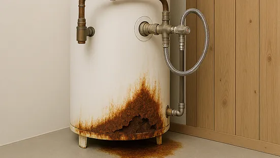 Alder varmtvannsbereder