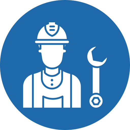 Ikon - Rørlegger med verktøy